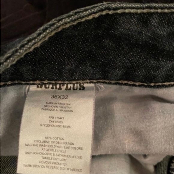 Jeans 👖 Men’s jeans by Surplus size W-36 L-32 - Picture 5 of 11